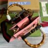 Gucci 702732 Gucci Diana Mini Tote Bag Pink leather