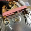 Gucci 702732 Gucci Diana Mini Tote Bag Silver