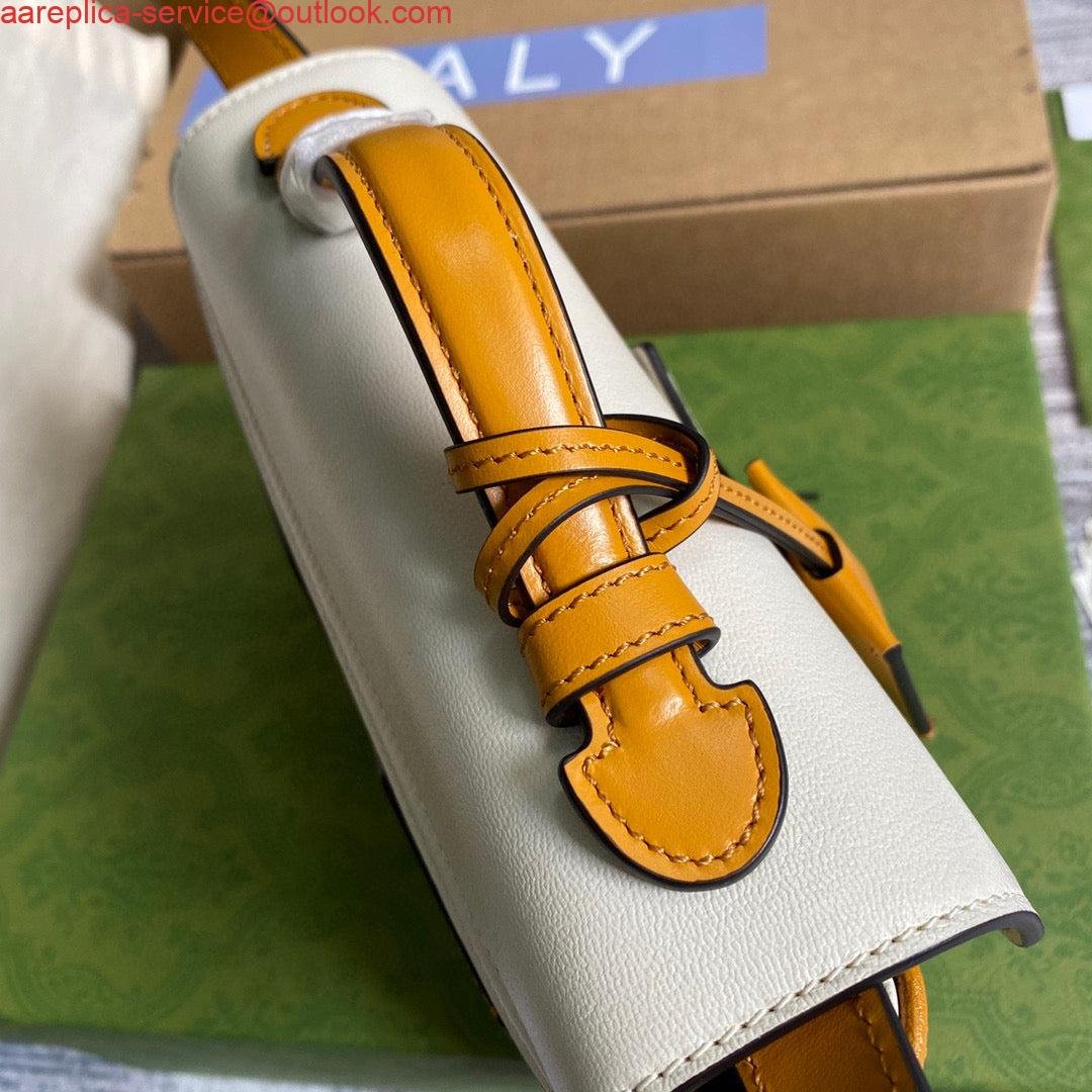 Replica Gucci 658487 Padlock Mini Bag Beige