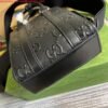 Gucci 696010 GG Embossed Mini Tote Bag Black