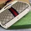 Gucci 693724 Ophidia Small Tote With Web White