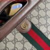 Gucci 693724 Ophidia Small Tote With Web Brown