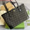 Gucci 631685 Ophidia Medium Tote With Web Black