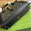 Gucci 685129 GG Jackie1961 Handbag Denim Tote Bag Black