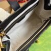 Gucci 685129 GG Jackie1961 Handbag Denim Tote Bag Black