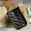 Gucci 681483 GG Marmont small tote bag Black