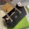 Gucci 681483 GG Marmont small tote bag Black