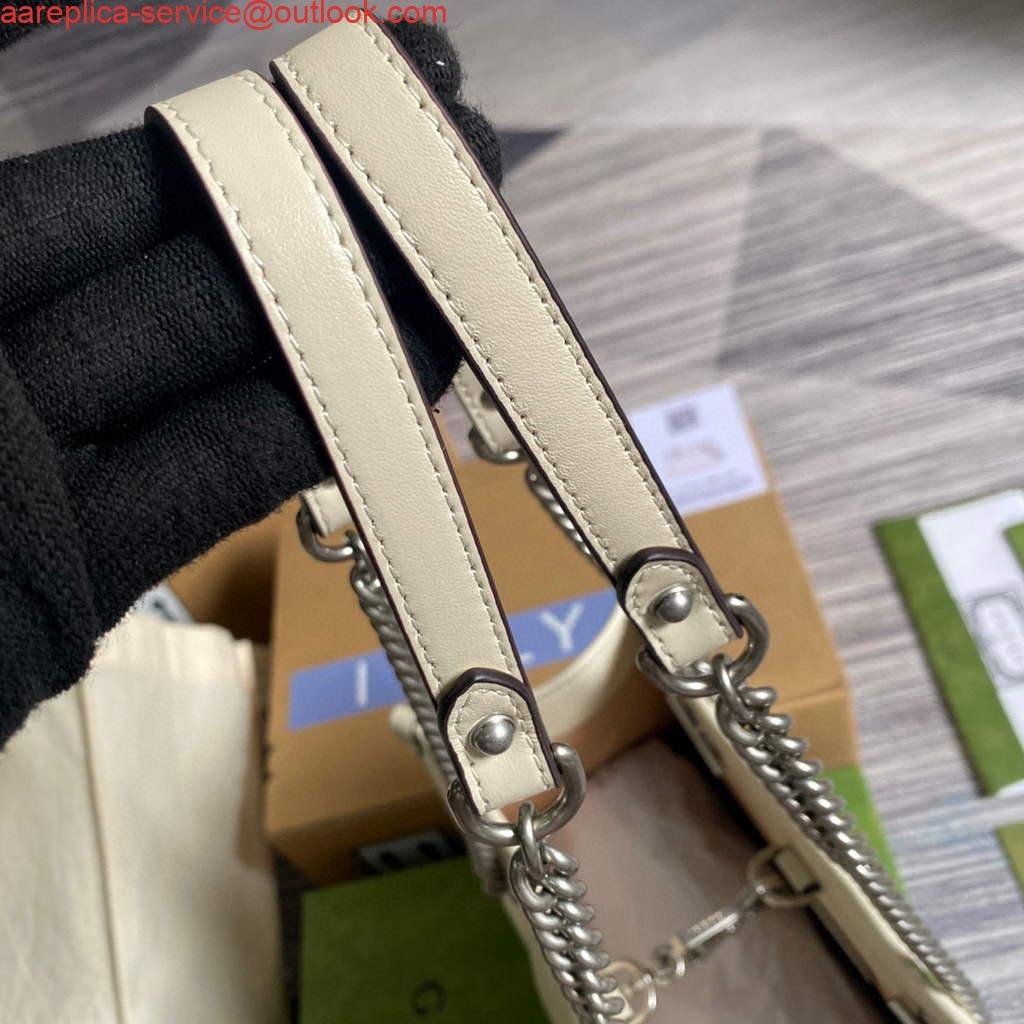 Gucci 681483 GG Marmont small tote bag Beige