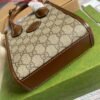 Gucci 671623 Mini Tote Bag With Lnterlocking G Brown