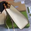 Gucci Diana Small Tote Bag Ostrich Top Handle Bag 660195 Beige