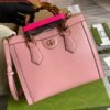 Gucci Diana small tote bag top handle bag 660195 Pink