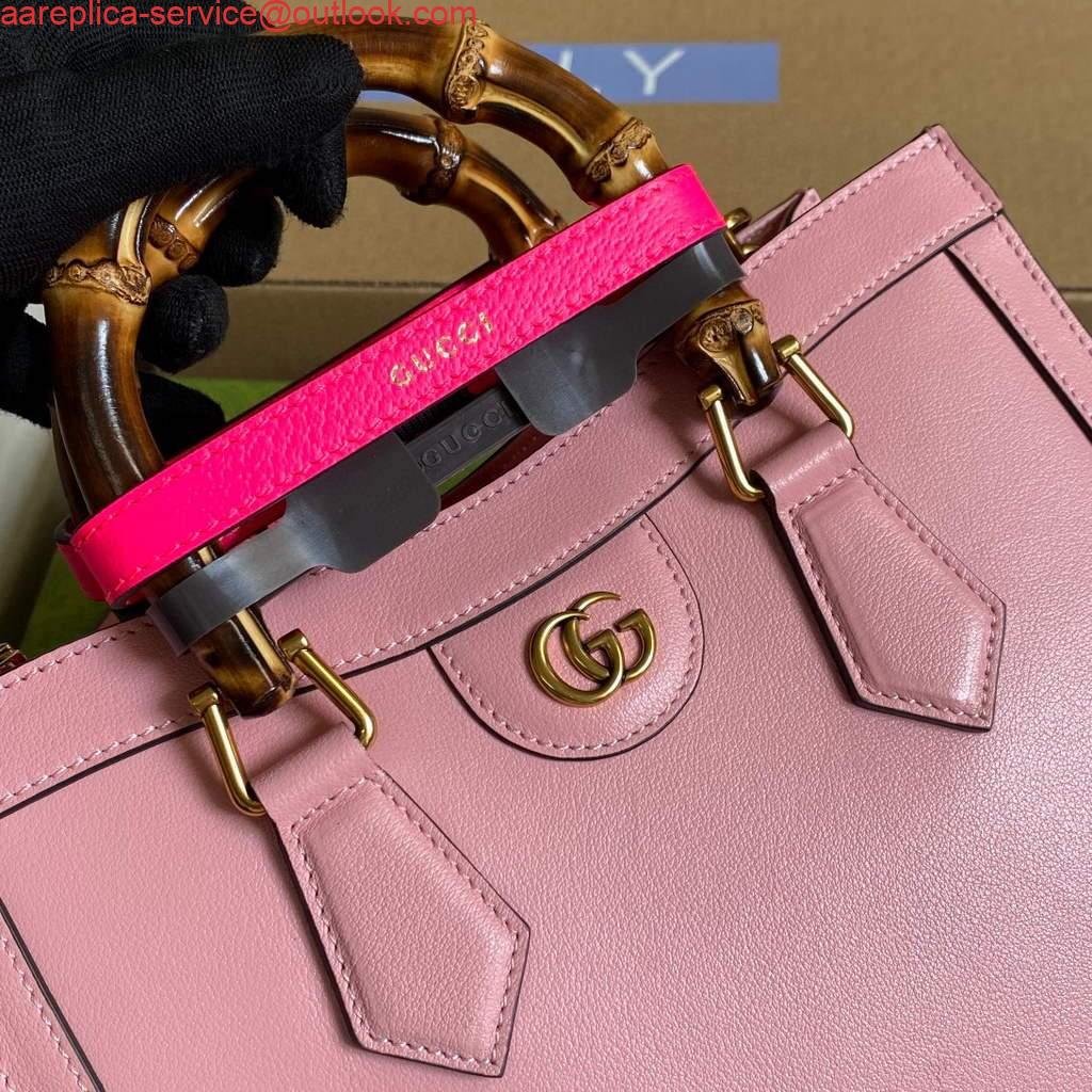 Gucci Diana small tote bag top handle bag 660195 Pink