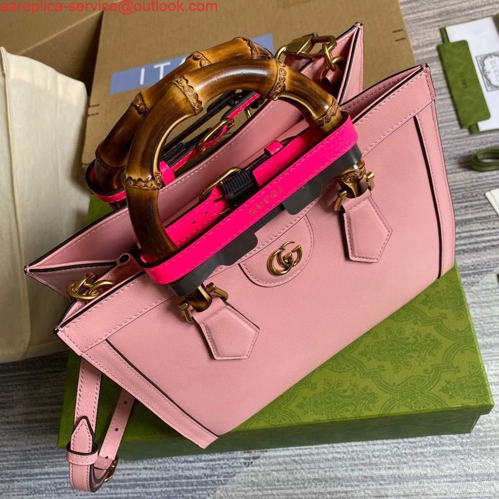 Gucci Diana small tote bag top handle bag 660195 Pink