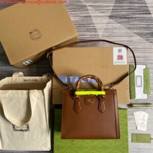 Gucci 631685 Ophidia GG Medium Tote Green and red Web