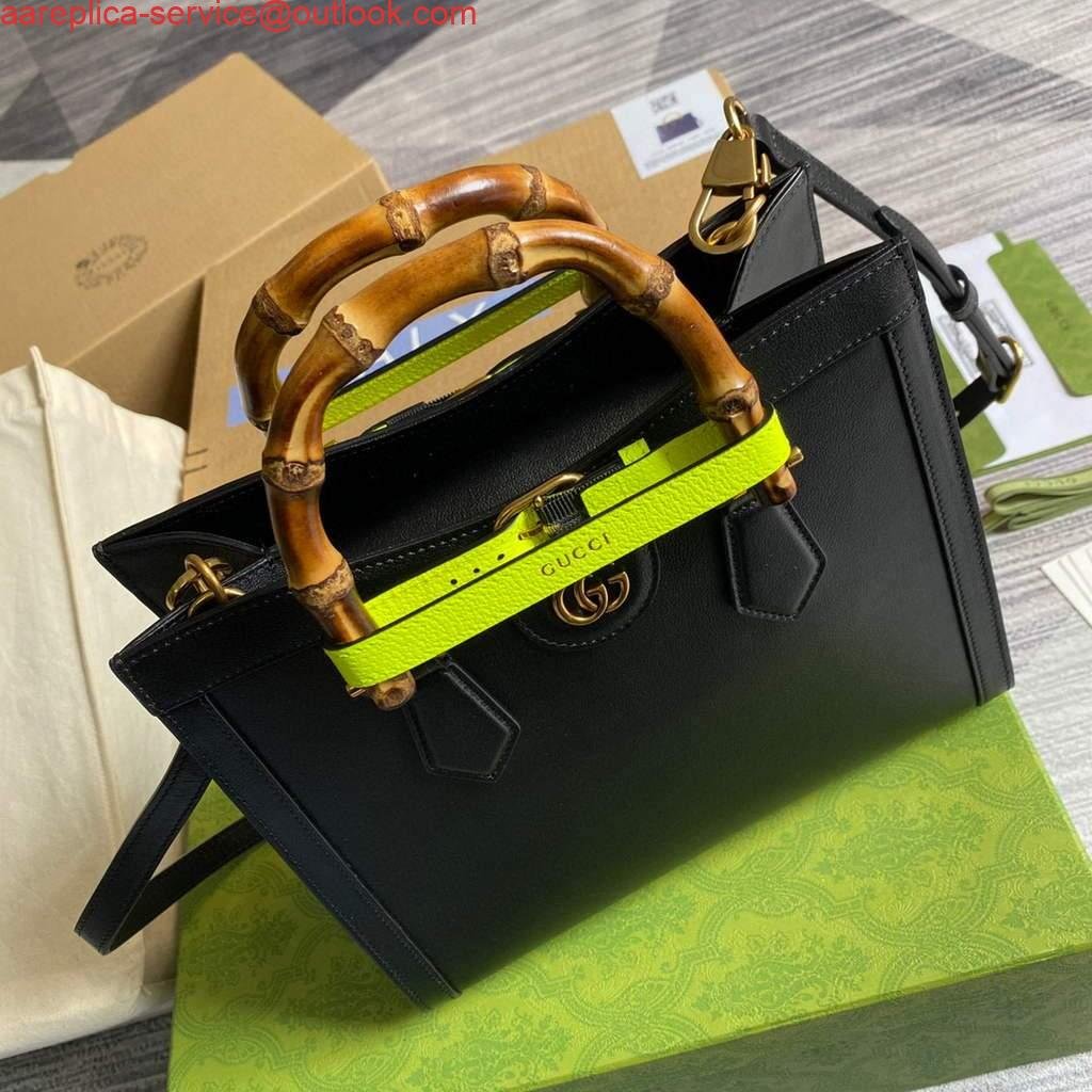 Gucci Diana small tote bag top handle bag 660195 Black