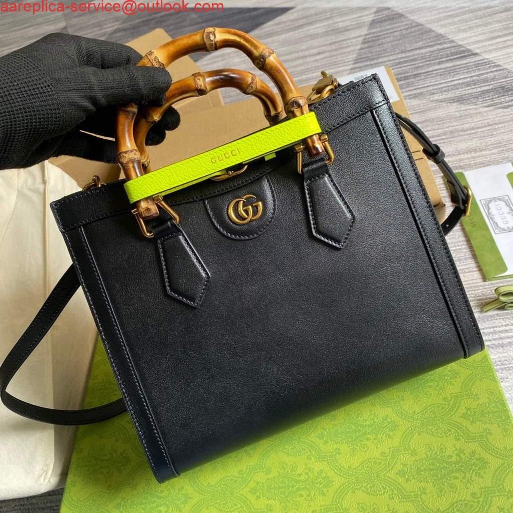 Gucci Diana small tote bag top handle bag 660195 Black