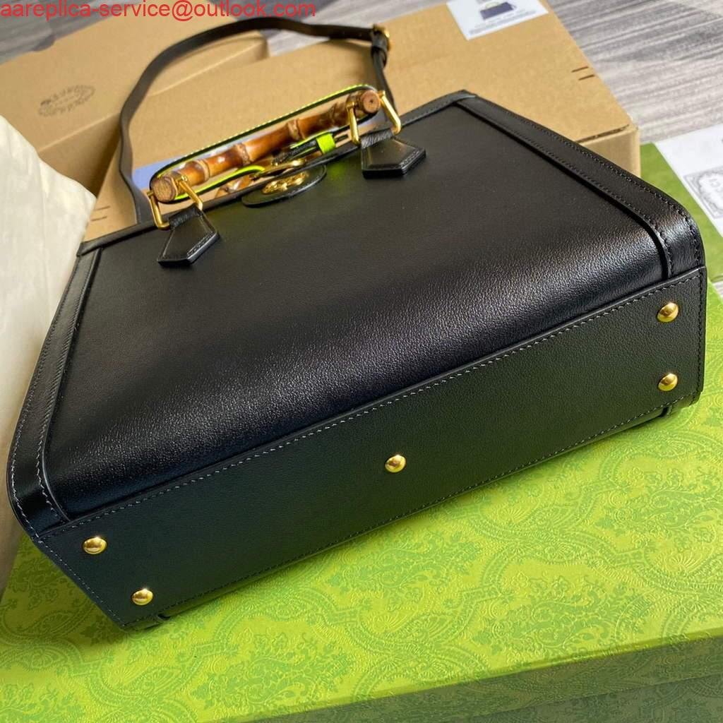 Gucci Diana small tote bag top handle bag 660195 Black