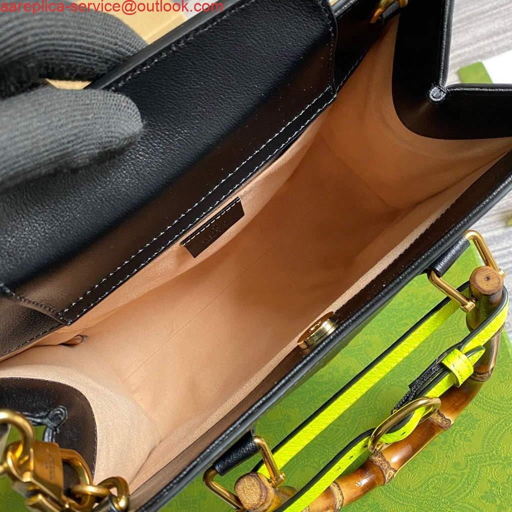Gucci Diana small tote bag top handle bag 660195 Black