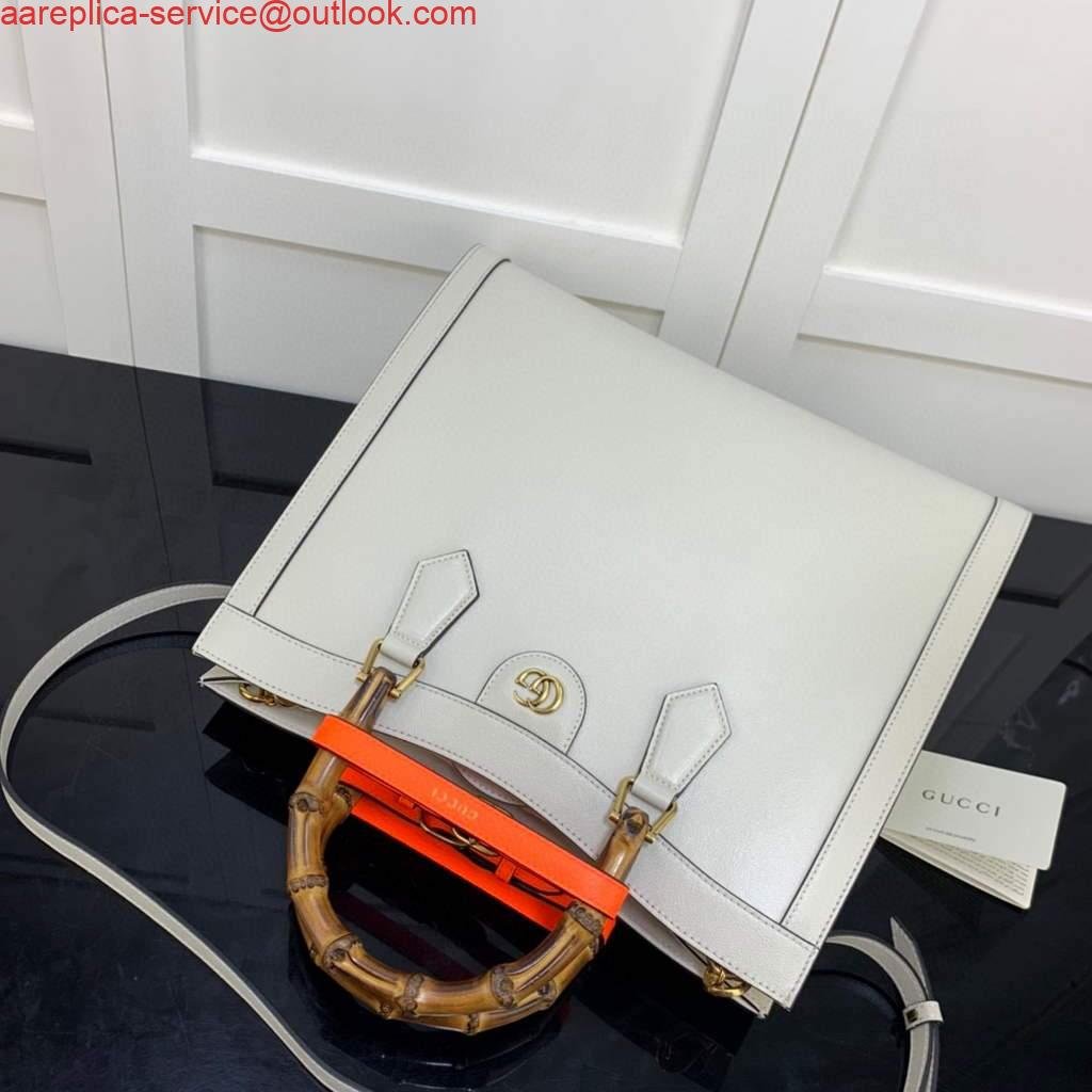 Gucci Diana medium tote bag Gucci 655658 White