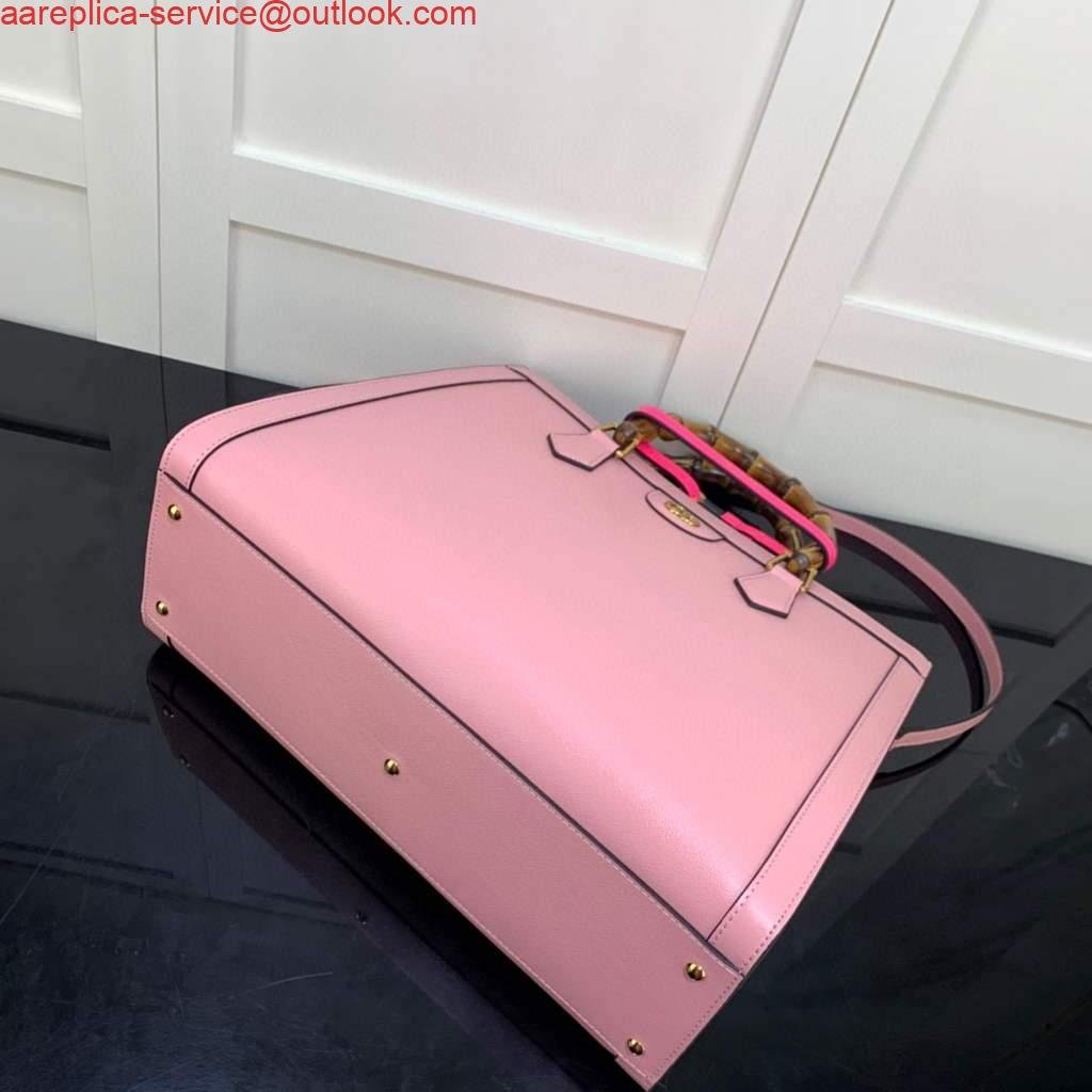 Replica Gucci Diana medium tote bag Gucci 655658 Pink