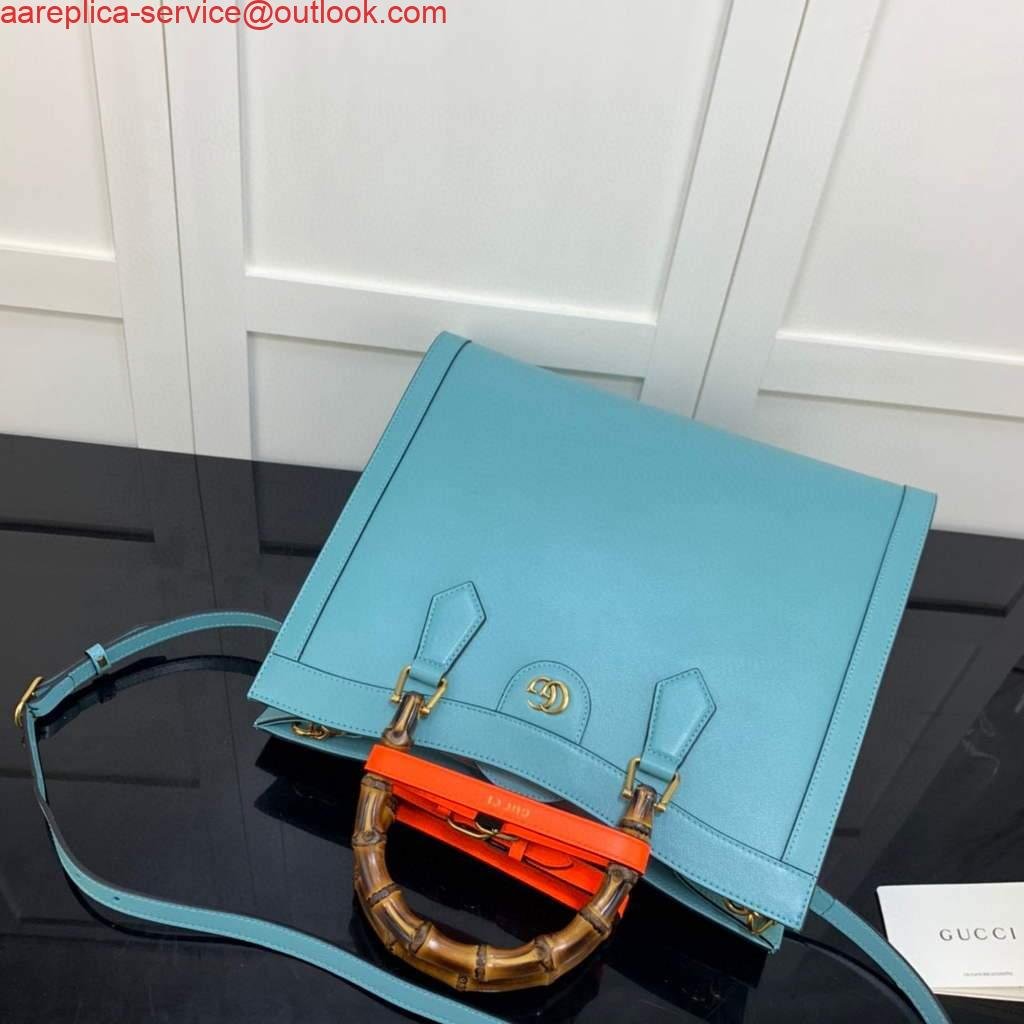 Gucci Diana medium tote bag Gucci 655658 Blue