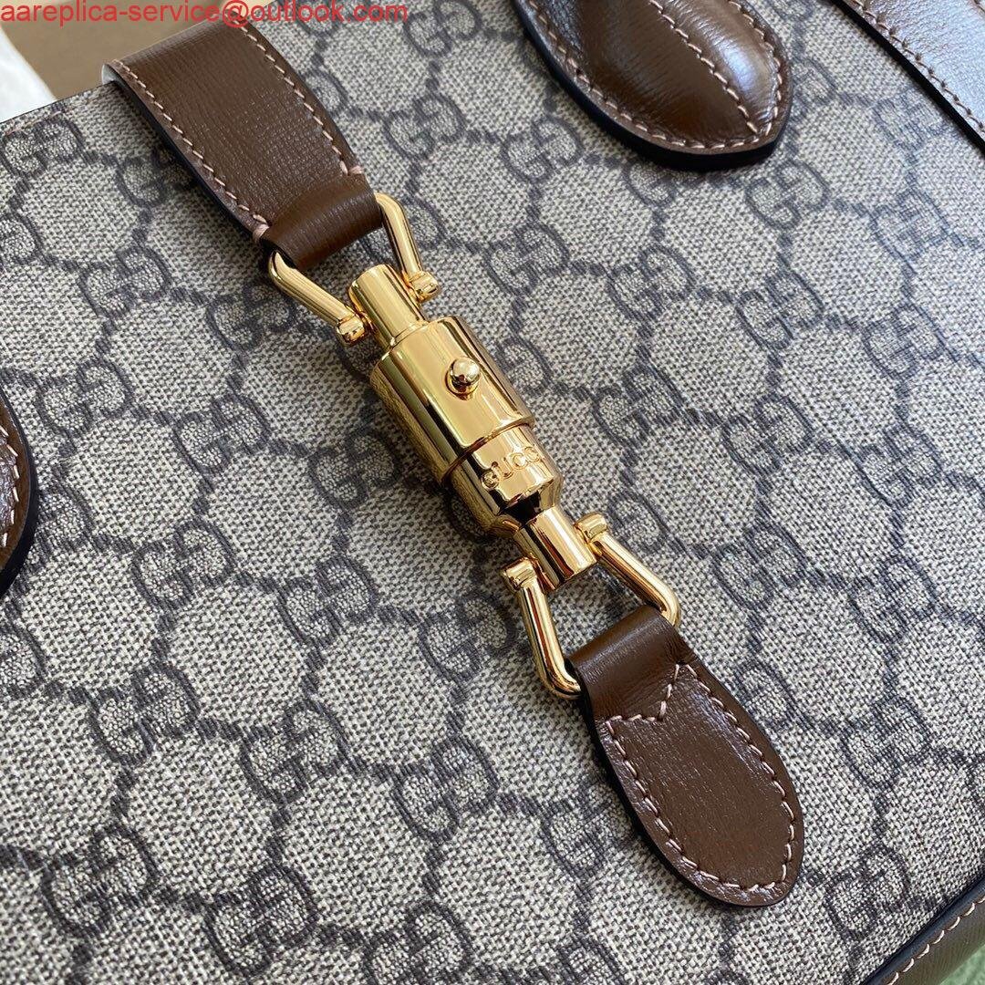 Gucci 649016 Gucci Jackie 1961 Medium Tote Bag Brown