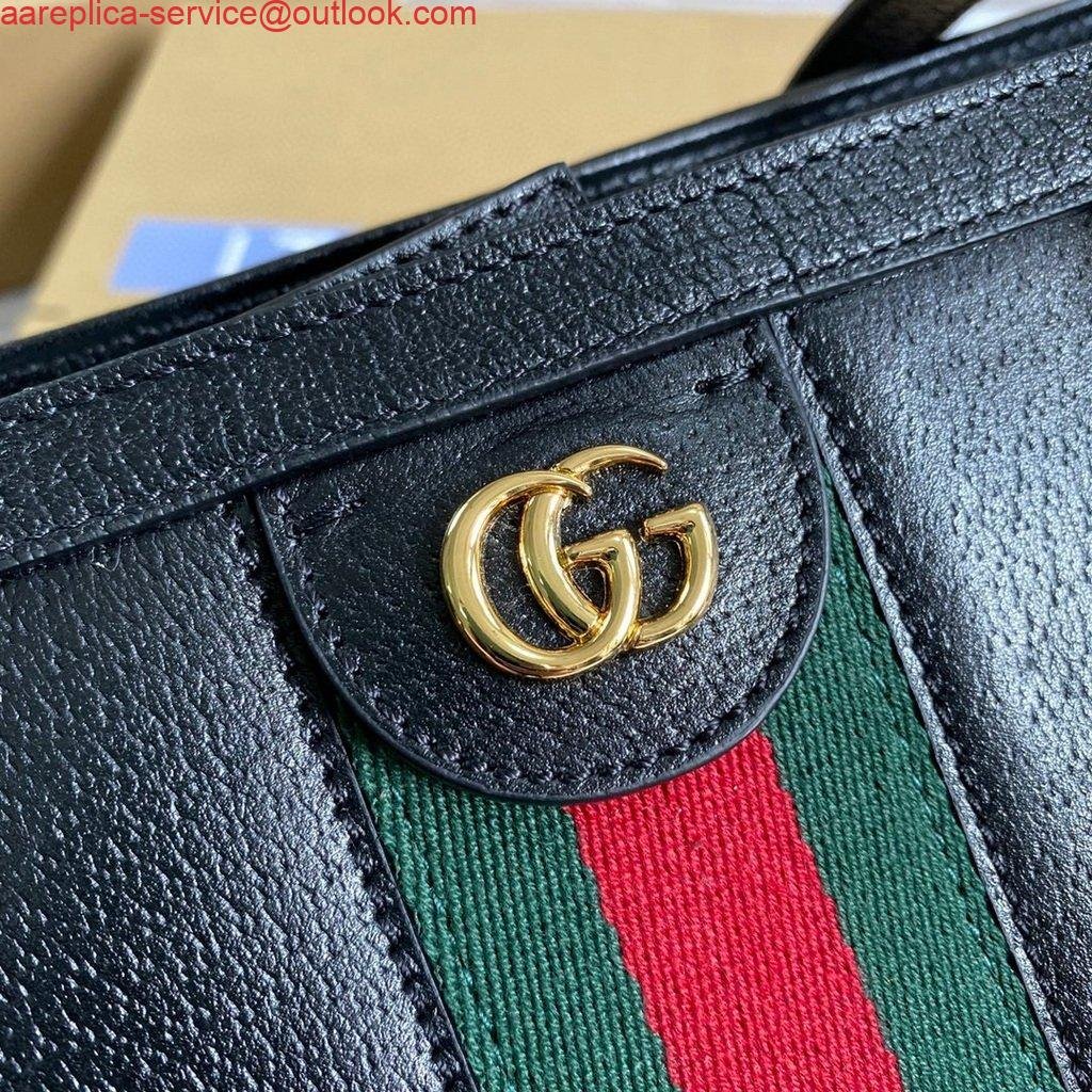 Gucci 631685 Ophidia GG Medium Tote Bag Black