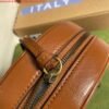 Replica Gucci 550154 GG Marmont Mini Round Shoulder Bag Brown