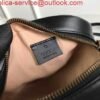 Gucci 550154 GG Marmont Mini Round Shoulder Bag Black