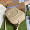Replica Gucci 308364 Soho small leather crossbody-bags disco bag Beige
