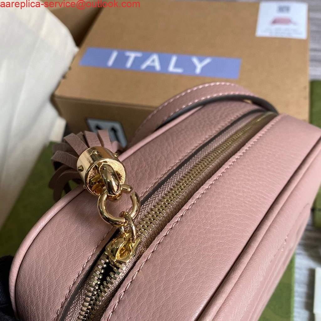 Replica Gucci 308364 Soho small leather crossbody-bags disco bag Pink