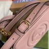 Replica Gucci 308364 Soho small leather crossbody-bags disco bag Pink