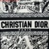 Dior S5555 Mini Dior Book Tote Phone Bag White and Black Eembroidery S1108