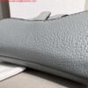 Dior S5685 Micro Saddle Bag With Strap Scarlet Gray Goatskin