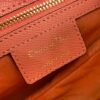 Dior M0446 Dior Saddle Bag Orange Grained Calfskin Purple logo