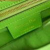 Replica Dior M0446 Dior Saddle Bag Green Grained Calfskin Blue logo