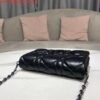 Dior S5135 Caro Macrocannage Pouch Black Quilted Macrocannage Calfskin