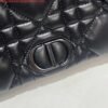 Dior S5135 Caro Macrocannage Pouch Black Quilted Macrocannage Calfskin