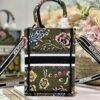Replica Dior S5555 Mini Dior Book Tote Phone Bag Green multicolor embroidery S1100