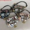 Dior M0455 Saddle Bag With Strap Black Cross-Stitch Embroidery