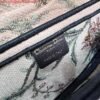 Dior M0455 Saddle Bag With Strap Pink Cross-Stitch Embroidery