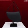 Dior M0455 Saddle Bag With Strap Black Ultramatte Calfskin Black Hardware