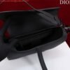 Dior M0455 Saddle Bag With Strap Black Ultramatte Calfskin Black Hardware