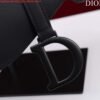 Dior M0455 Saddle Bag With Strap Black Ultramatte Calfskin Black Hardware