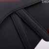 Dior M0455 Saddle Bag With Strap Black Ultramatte Calfskin Black Hardware