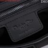 Dior M0455 Saddle Bag With Strap Black Ultramatte Calfskin Black Hardware