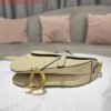 Dior M0455 Saddle Bag With Strap Apricot Grained Calfskin