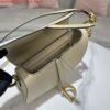 Dior M0455 Saddle Bag With Strap Apricot Grained Calfskin
