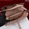 Dior M0455 Saddle Bag With Strap Pink Grained Calfskin