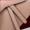Dior M0455 Saddle Bag With Strap Pink Grained Calfskin